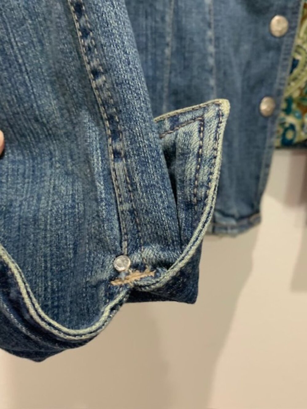 Christopher & Banks Jean Jacket Size Large - Picture 4 of 12